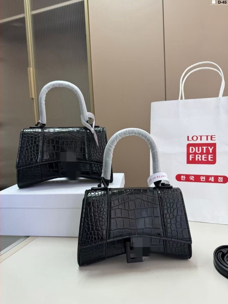 Torba s uzorkom krokodila i oblikom pijeska — za rame ili crossbody, ženska torba