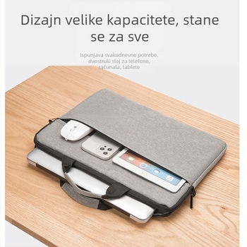 Ultra-tanka torba za laptop s Oxford materijalom, podstava od poliester, za nošenje preko ramena