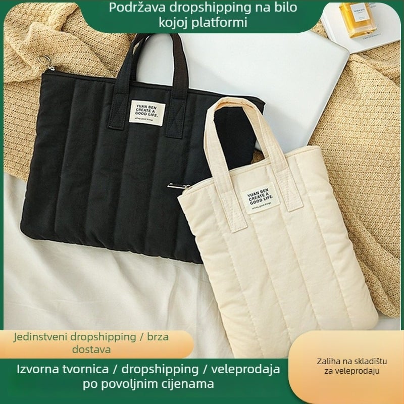 Torba za prijenosno računalo Cotton Road – unisex, vodootporna, otporna na udarce, podstava od najlona, gradski jednostavan stil