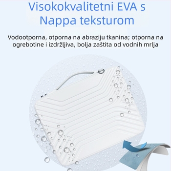 Čvrsti futrola za laptop od EVA, vodootporna i otporno na habanje, zatvaranje na zip, teleskopska ručka, unutarnji džepovi za kartice