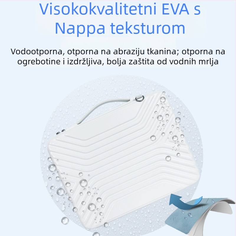 Čvrsti futrola za laptop od EVA, vodootporna i otporno na habanje, zatvaranje na zip, teleskopska ručka, unutarnji džepovi za kartice