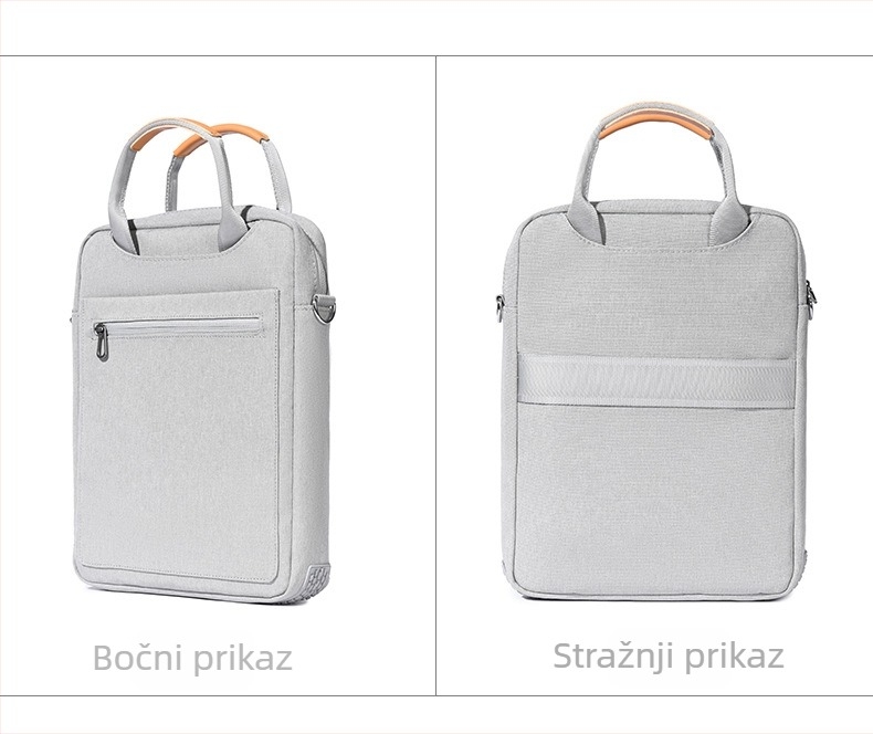Torba za tablet i prijenosno računalo – QXQX, vodootporna, otporna na habanje, otporna na udarce, podstava od poliestera, gradski minimalistički stil