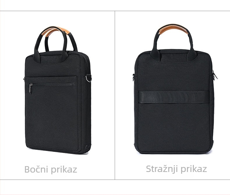 Torba za tablet i prijenosno računalo – QXQX, vodootporna, otporna na habanje, otporna na udarce, podstava od poliestera, gradski minimalistički stil
