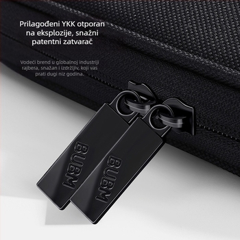 Futrola za tablet – vodootporna, prozračna, višestruka namjena; Oxford platno, zatvarač, mek držač, stil clutch, gradski minimalizam