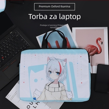 Zaštitna navlaka za tablet s printsom karikatura od kože, otporna na udarce, zatvaranje zatvaračem, mekani držač, džep za kartice, materijali Oxford tkanina i PU koža, za službena putovanja