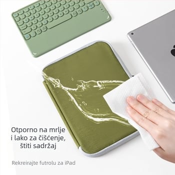 Vodootporna torba od Oxford platna za kabelske dodatke, power banku i tablet (Poliester podstava • Unisex • Urban minimalist dizajn)