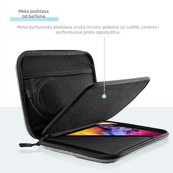 Zaštitna futrola za iPad Pro s EVA čvrstim kućištem i unutarnjom podstavom (Materijal: EVA; Podstava: poliesterska; Funkcija: otpornost na potres; Proljeće 2025; Značka: Weipingcheng)