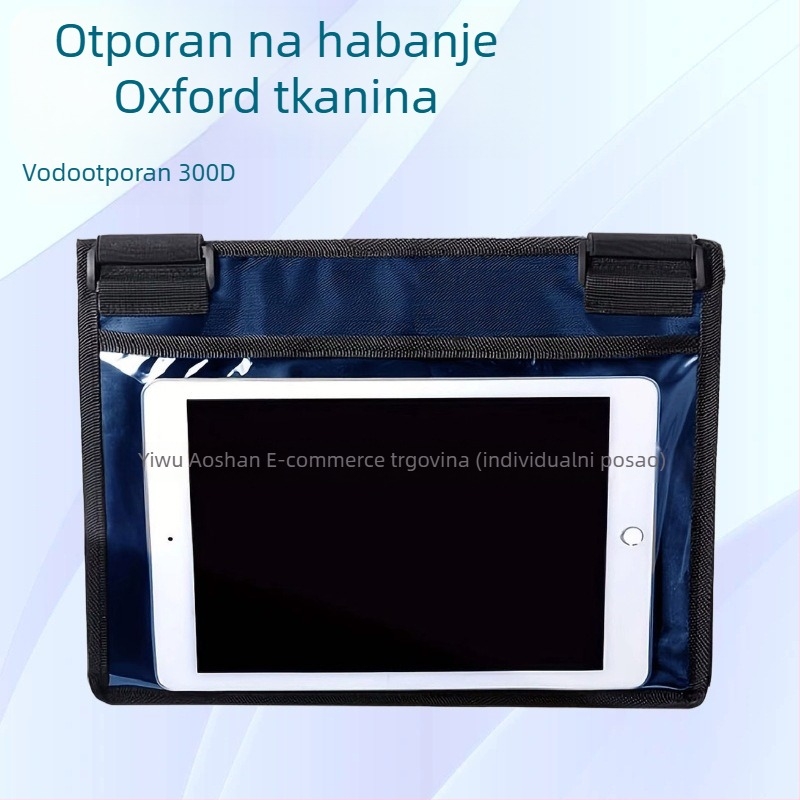 Oshine vodootporna torba za tablet, 300D Oxford platno, prozor za pregled, odjeljak za suhe i mokre, gradski minimalistički stil, unisex