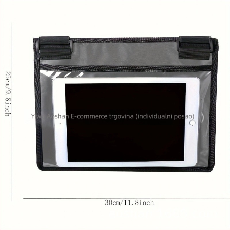 Oshine vodootporna torba za tablet, 300D Oxford platno, prozor za pregled, odjeljak za suhe i mokre, gradski minimalistički stil, unisex