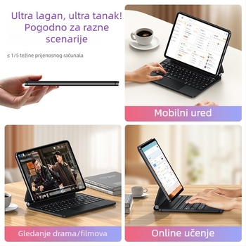 Bluetooth tipkovnica s osvjetljenjem i magnetskim suspendiranjem za iPad Air 4/5/6 – multi-dodir