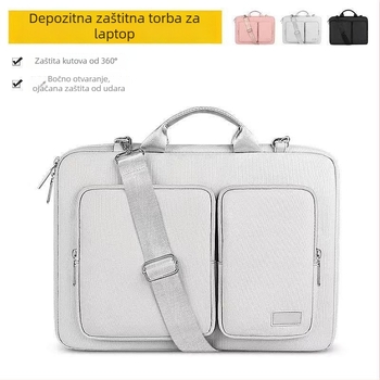 PU torba za laptop, vodootporna, zaštita od krađe, protiseizmička zaštita, smanjuje teret, unisex, za putovanja
