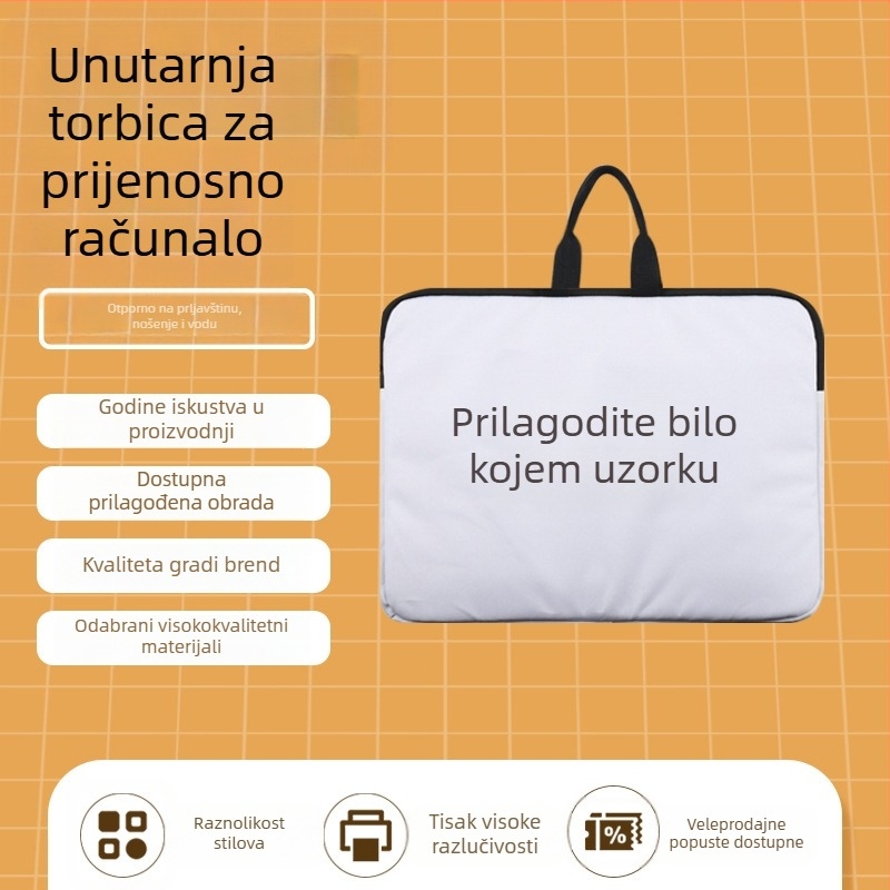 Unisex torba za laptop i tablet, Oxford tkanina i PU koža, uzorak anime crtani lik, PU podstava
