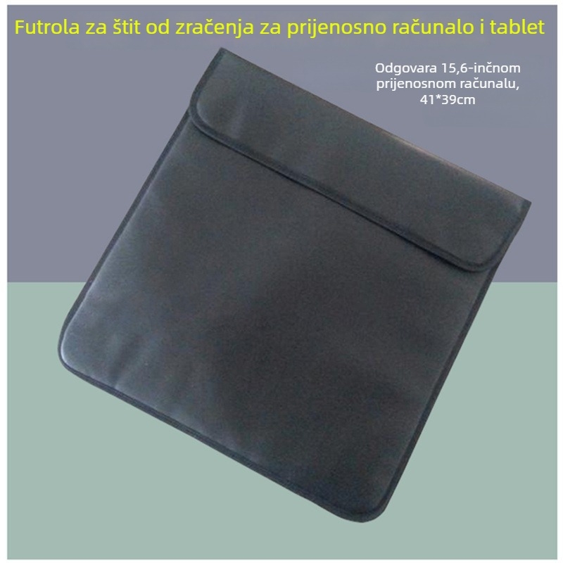 Velika RFID-blokirajuća torba za prijenosna računala i tablete, s više džepova