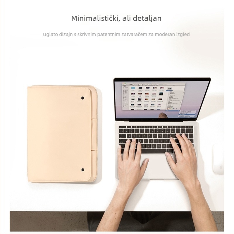 Torba za tablet s mogućnošću tiskanja logotipa, torba za prijenosno računalo 15 inča, vodootporna, izuzetno lagana, Oxford tkanina