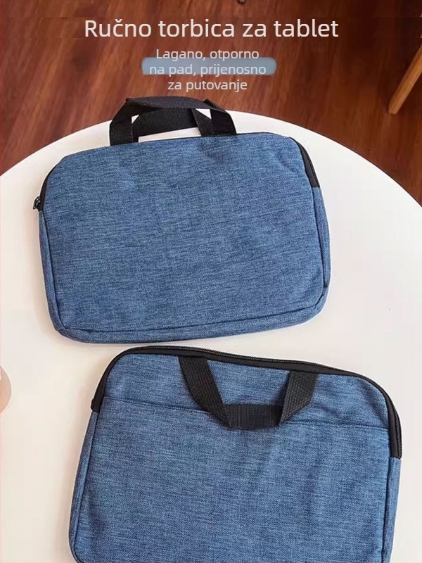 Jednostavna prijenosna torbica za tablet (Materijal: Platno; Podstava: Platno; Funkcija: Za pohranu; Spol: Unisex)