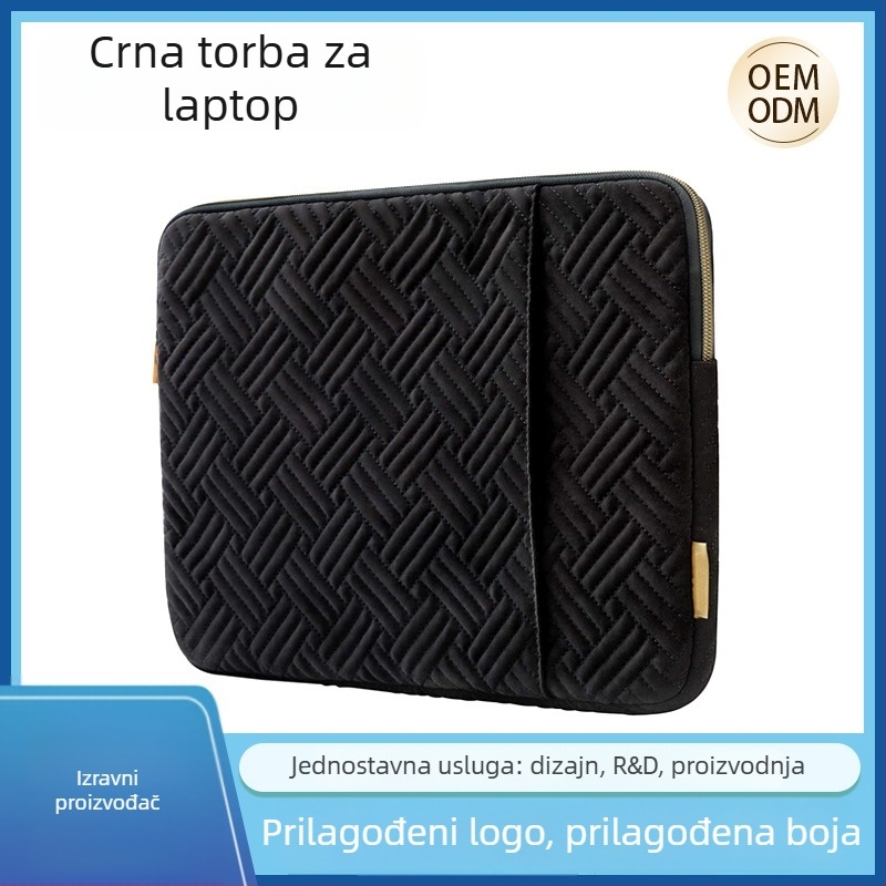 Torba/obal za tablet i prijenosno računalo od Oxford platna, vodootporna, otporna na udare, protiv krađe, zatvarač, unutarnji pretinac za kartice