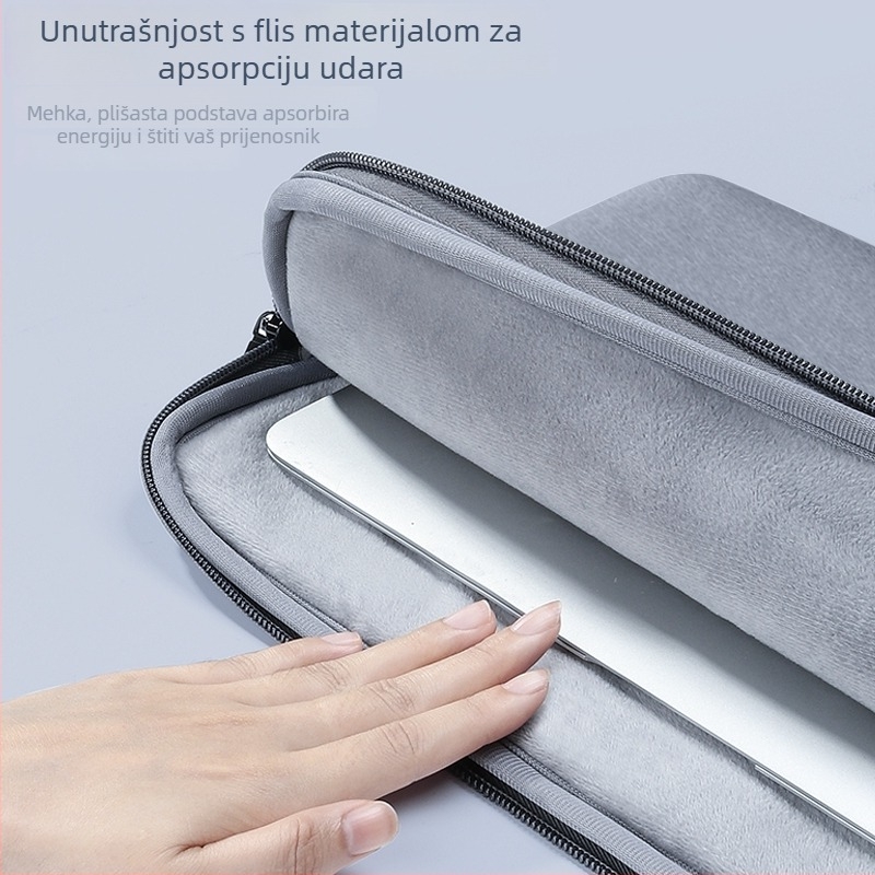 Torba za prijenosnik s zaštitom od udara, vodootporna i otporna na ogrebotine, vanjska i unutarnja Oxford tkanina, kompatibilna s Lenovo, Xiaomi, Huawei i Apple prijenosnicima