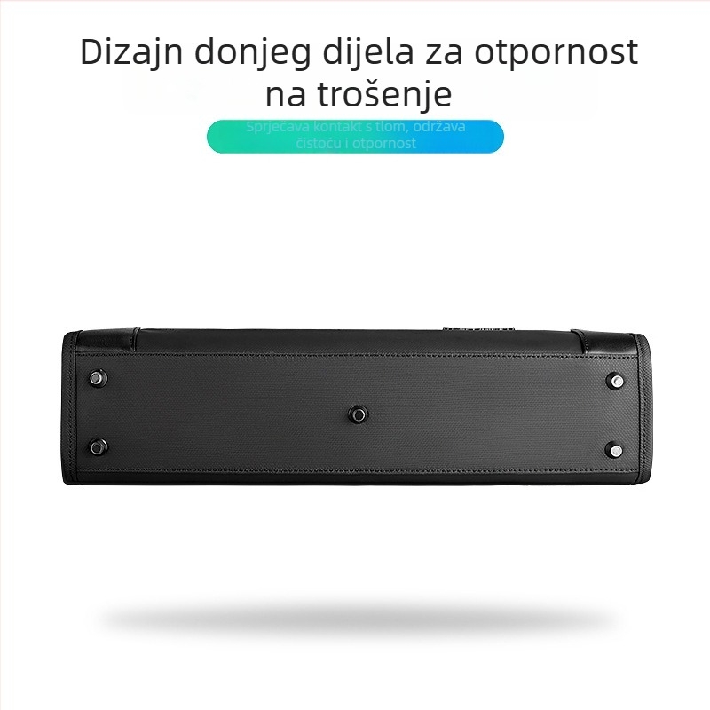 MARK RYDEN poslovna torba za laptop, Oxford platno, jednobojni uzorak, podstava od poliestera