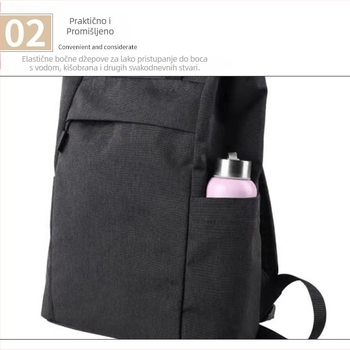Unisex ruksak za svakodnevni commuting, kapacitet 20–35 L, pogodan za 15-inčni prijenosnik, vlakno od poliamida, sustav naramenica s zračnim jastukom, dizajn smanjenja opterećenja