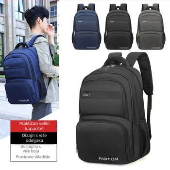 Poslovni ruksak za prijenosno računalo, Oxford platno, vodootporan, za 16-inčni prijenosnik, kapacitet 20–35L, unisex