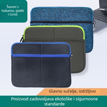 Minghai futrola za prijenosno računalo – lagana, prozračna, vodootporna, zaštita od krađe i potresa, gradski minimalistički stil, podstava od poliestera
