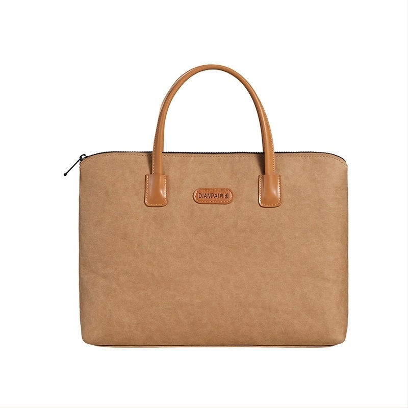 Torba za laptop od kraft papira i filca (ultra lagana, izolacija, otporna na habanje, otporna na potresima)