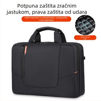Brinch Torba za laptop, Oxford tkanina, proširiva, gradski stil, podstava od poliestera, unisex