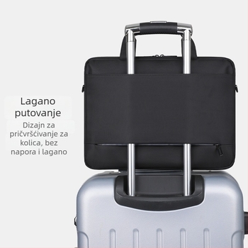 Brinch Torba za laptop, Oxford tkanina, proširiva, gradski stil, podstava od poliestera, unisex
