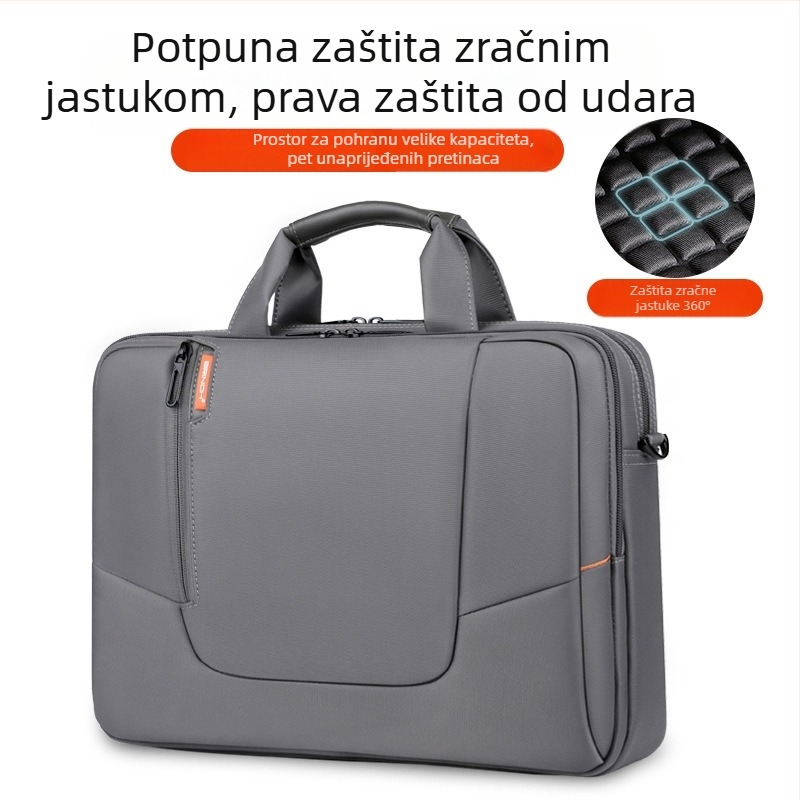Brinch Torba za laptop, Oxford tkanina, proširiva, gradski stil, podstava od poliestera, unisex