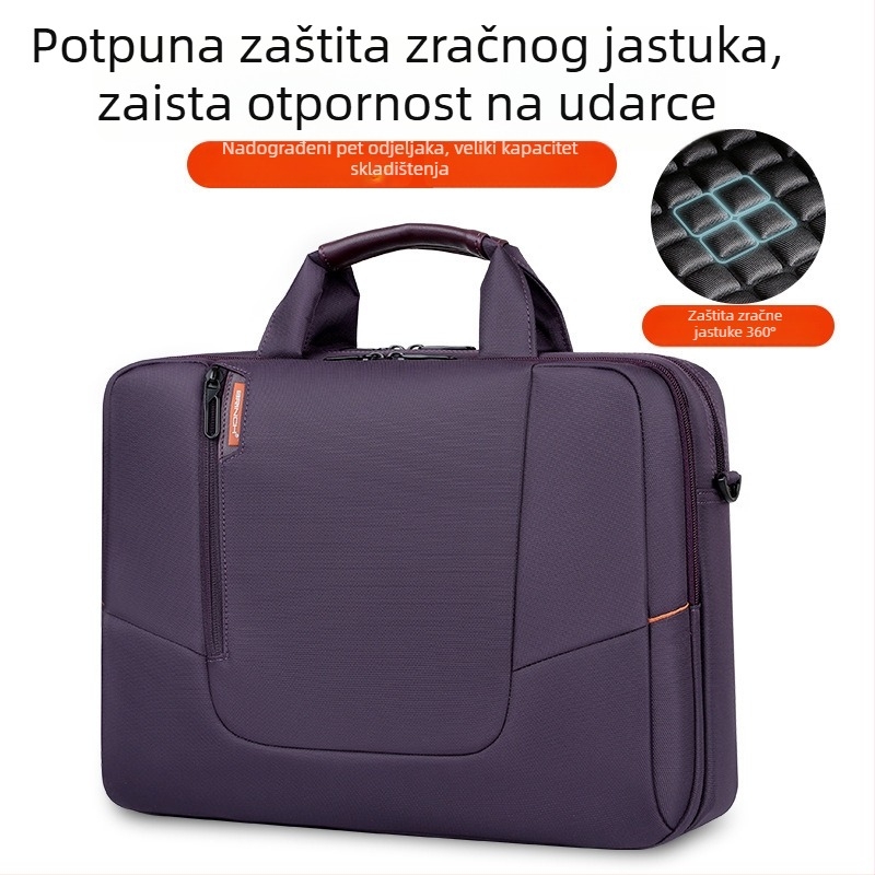 Brinch Torba za laptop, Oxford tkanina, proširiva, gradski stil, podstava od poliestera, unisex