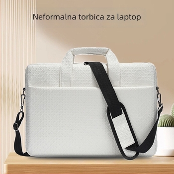 Torba za laptop, prozračan Oxford materijal, jedinstven jednobojni uzorak, poliesterska podstava, stil za slobodno vrijeme putovanja, prenosni aktovka stil