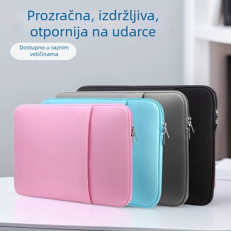 Futrola za laptop s unutarnjom podstavom — prozračna, otporna na habanje, otporna na udarce, smanjuje opterećenje; spužasto-kompozitni materijal