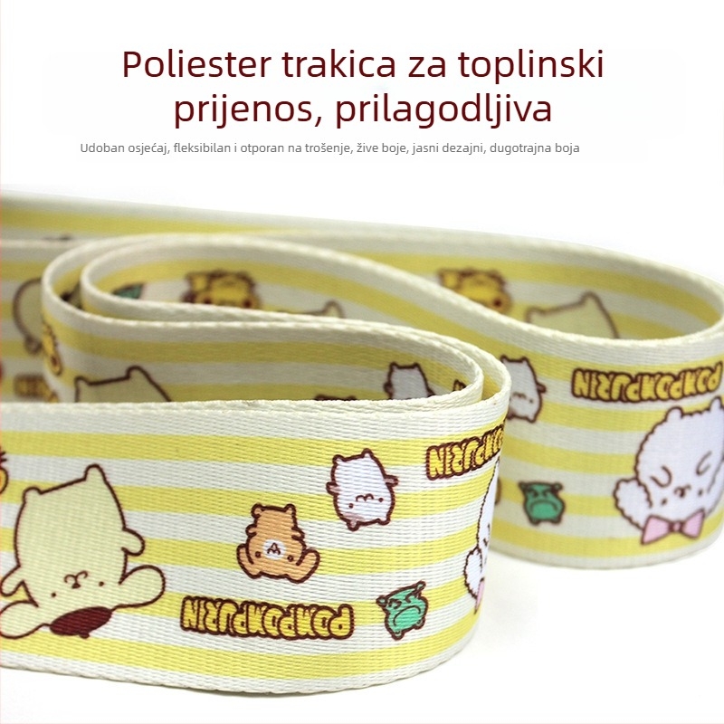 Remen za prtljagu, podesiv, protiv gubitka, poliester, Yihong