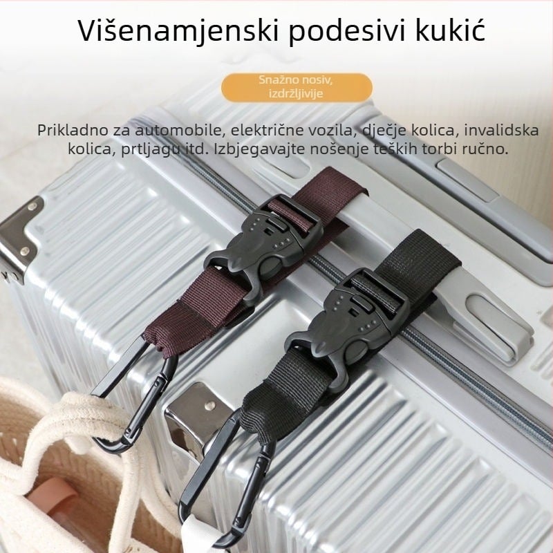 Prilagodljiv vanjski remen za prtljagu za ruksak i putovanje (Materijal: corduroy; Marka: Other; Uzorak: See details; Funkcija: Other)