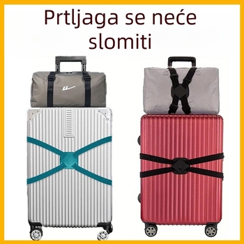 Jačani kaiš za prtljagu u obliku osam, anti-theft, putni dodatak, corduroy materijal