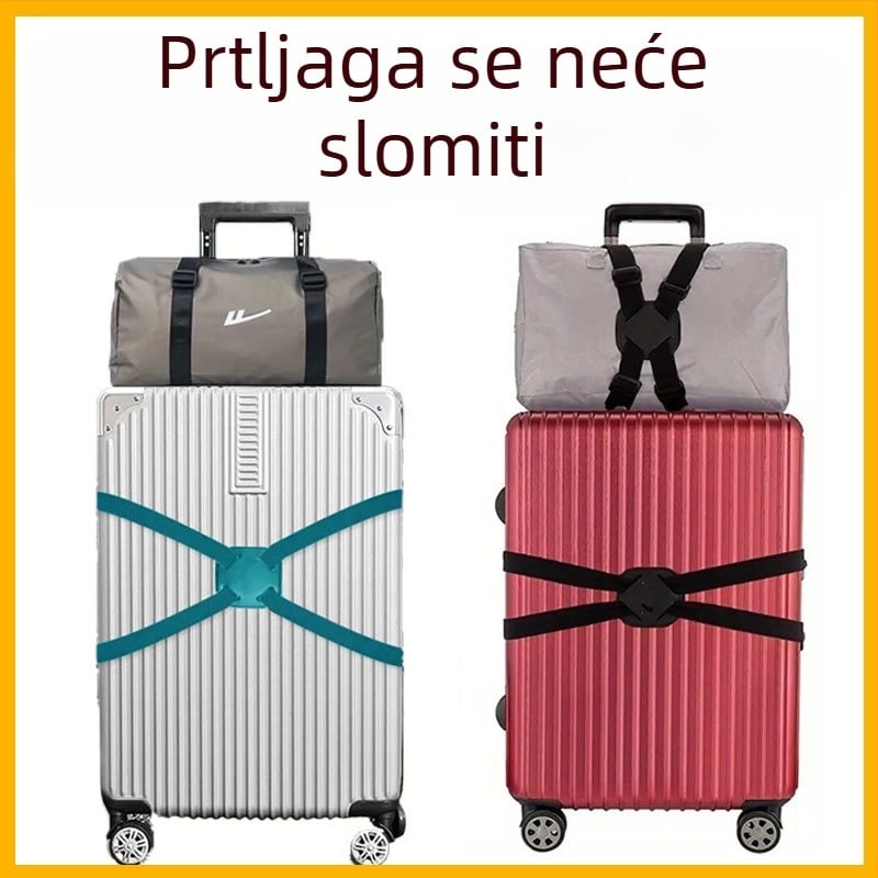 Jačani kaiš za prtljagu u obliku osam, anti-theft, putni dodatak, corduroy materijal
