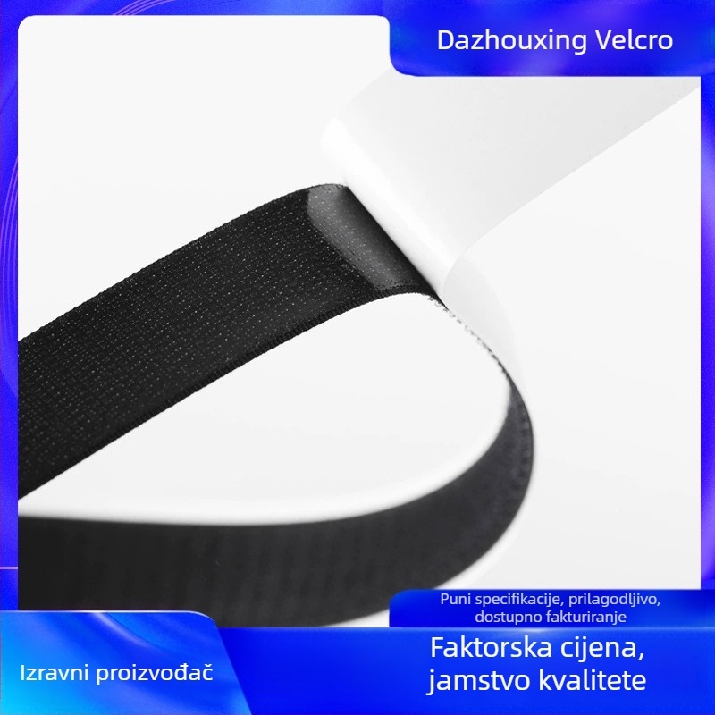 Najlon Velcro traka za upravljanje kabelima s ljepilnom pozadinom, materijal: najlon, smjesa: najlon/poliester, marka: Dazhouxing, za podatkovne i punjive kablove