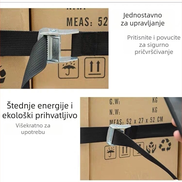 Remen s kopčom od zinkove legure, materijal: najlon-poliester-PP; mješavina: najlon + poliester; namijenjeno za kućnu upotrebu, odjeću i industrijsku upotrebu; branda Jiexinda