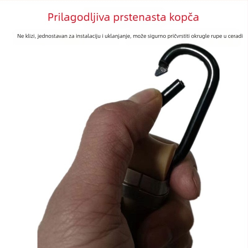 Remen za pričvršćivanje tendi kamiona, debeo elastični konopac, izdržljiva pričvrsna traka