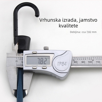 Elastična užad za prtljagu s kukama, latex užad, nosivost 50, Holy Wealth