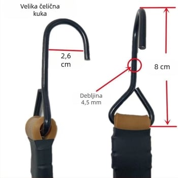 Lateksno užad za pričvršćivanje Bj-086