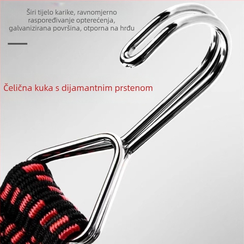 Elastični polipropilenski remen za vezivanje, širina 2,5–3 cm, duljina 1–5 m
