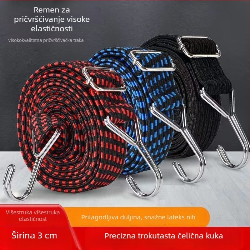 Elastični polipropilenski remen za vezivanje, širina 2,5–3 cm, duljina 1–5 m