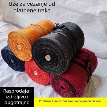 Izdržljivo platneno uže za zavezivanje grana, trave i debla; vrtno pakiranje užeta s dugom trakom