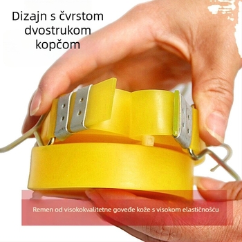 Elastična traka za vezivanje prtljage; materijal: goveđa koža; tip: elastična traka; pogodna za vezivanje prtljage; dostupne u više duljina