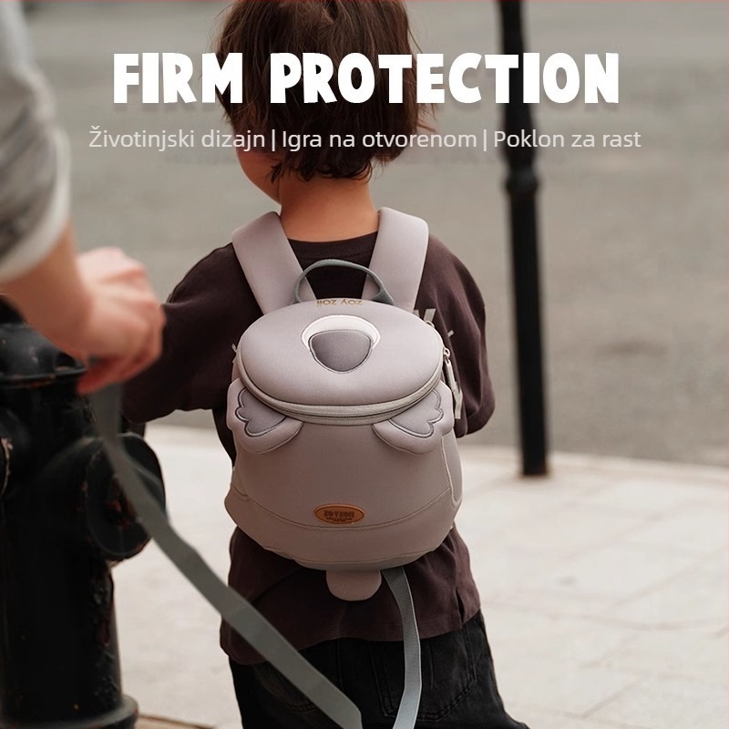 Dječji ruksak Zoyzoii s povodcem - unisex, ultra lagan, poliester, za školsku nastavu, mali razred