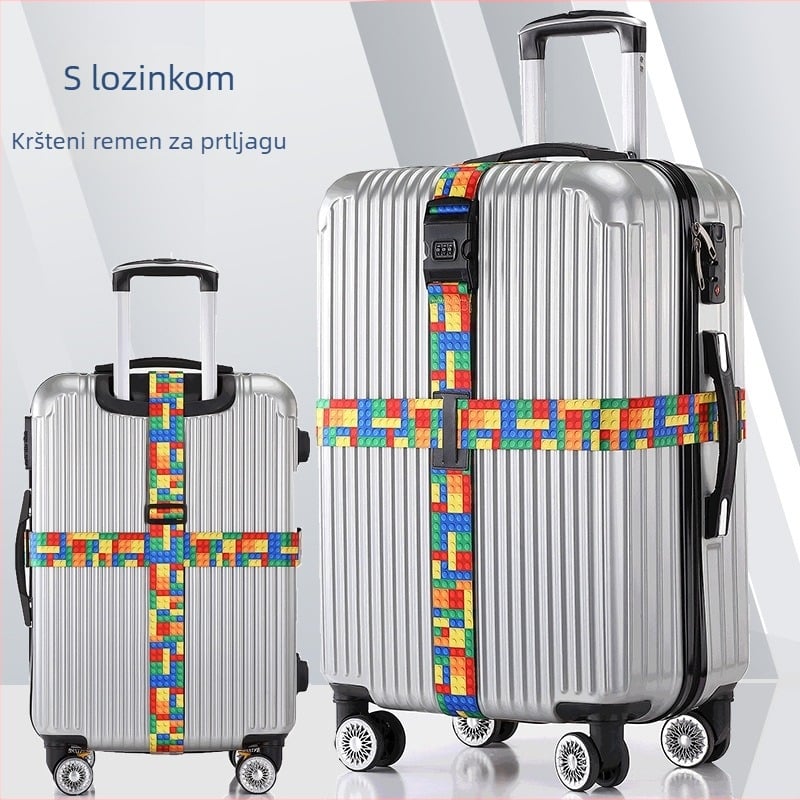 Remen za povezivanje prtljage – Poliester, Prugasti uzorak, Brand so that
