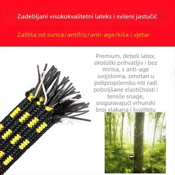 Vezna traka od lateksa polipropilenskih vlakana, prilagodljiva obrada, široka primjena