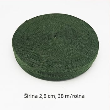 Polipropilenska traka za vezanje, duljina 30 m, širina 20 mm, nosivost 50 kg, čvrstoća kidanja 55 kg