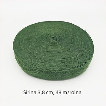 Polipropilenska traka za vezanje, duljina 30 m, širina 20 mm, nosivost 50 kg, čvrstoća kidanja 55 kg